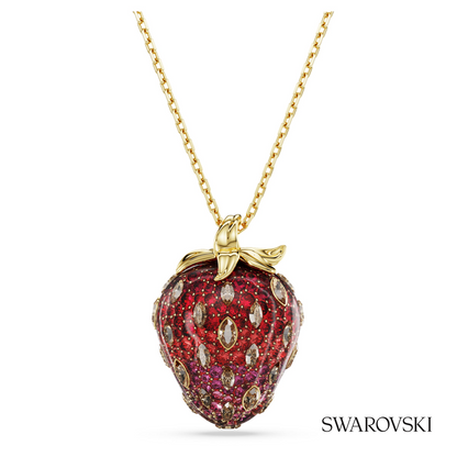 Swarovski Idyllia pendant, Mixed cuts, Strawberry, Red – item 5742676 image 5