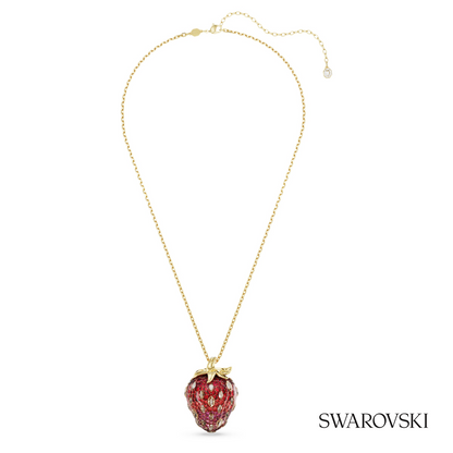 Swarovski Idyllia pendant, Mixed cuts, Strawberry, Red – item 5742676 image 2