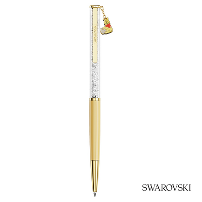 Swarovski Crystalline Ballpoint Pen, Winnie The Pooh, Crystals / Gold Tone Plated / Lacquered