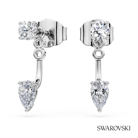 Galaxy earring jackets, Lab-grown diamonds 0.82 ct tw, Mixed shapes, Sterling silver – item 5742846
