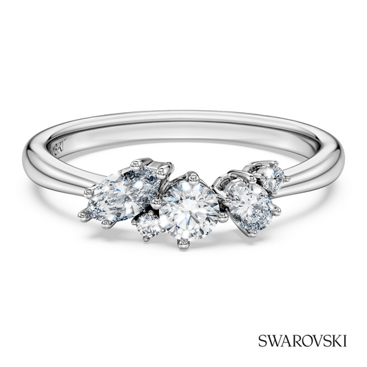 Galaxy ring, Lab-grown diamonds 0.43 ct tw, Mixed shapes, Sterling silver – item 5742860