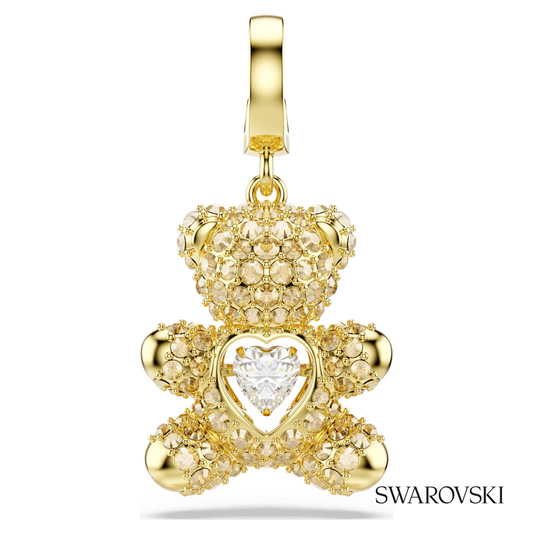 Idyllia charm, Mixed cuts, Teddy, Gold tone, 18K gold finish – item 5743147