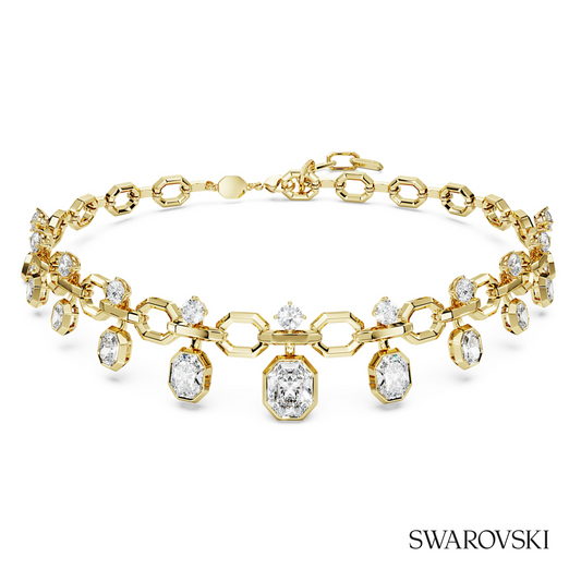 Octagon necklace, Lab-grown diamonds 18.39 ct tw, Mixed shapes, 18K yellow gold – item 5743351