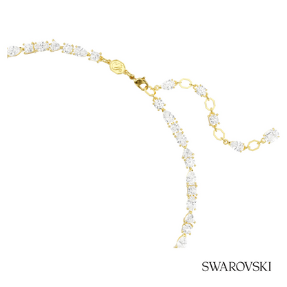 Swarovski Mesmera necklace, Mixed cuts, White, 18K gold – item 5743826 image 3