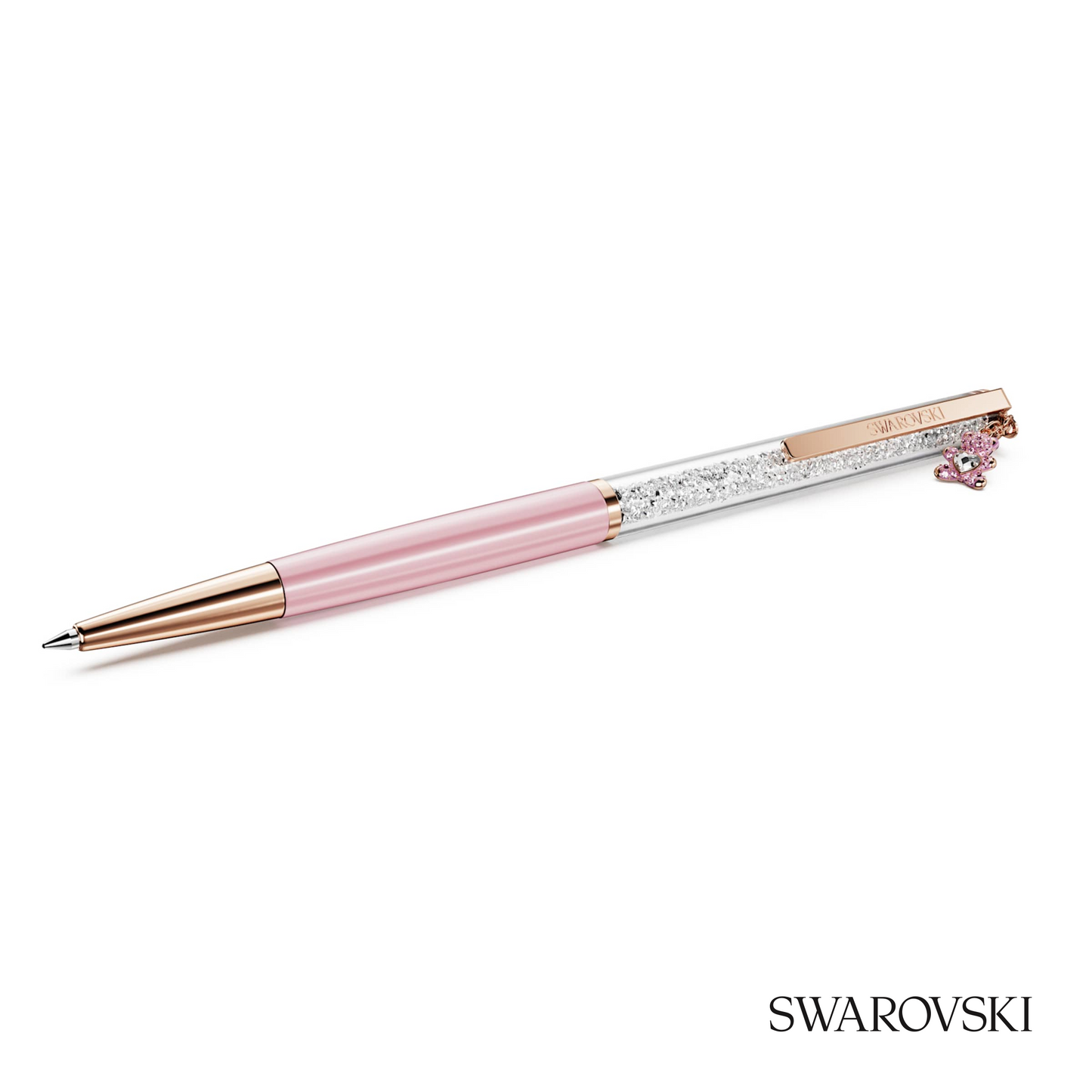 Swarovski Crystalline Ballpoint Pen, Teddy, Crystals / Gold Tone Plated / Rose Gold Tone Plated / Lacquered