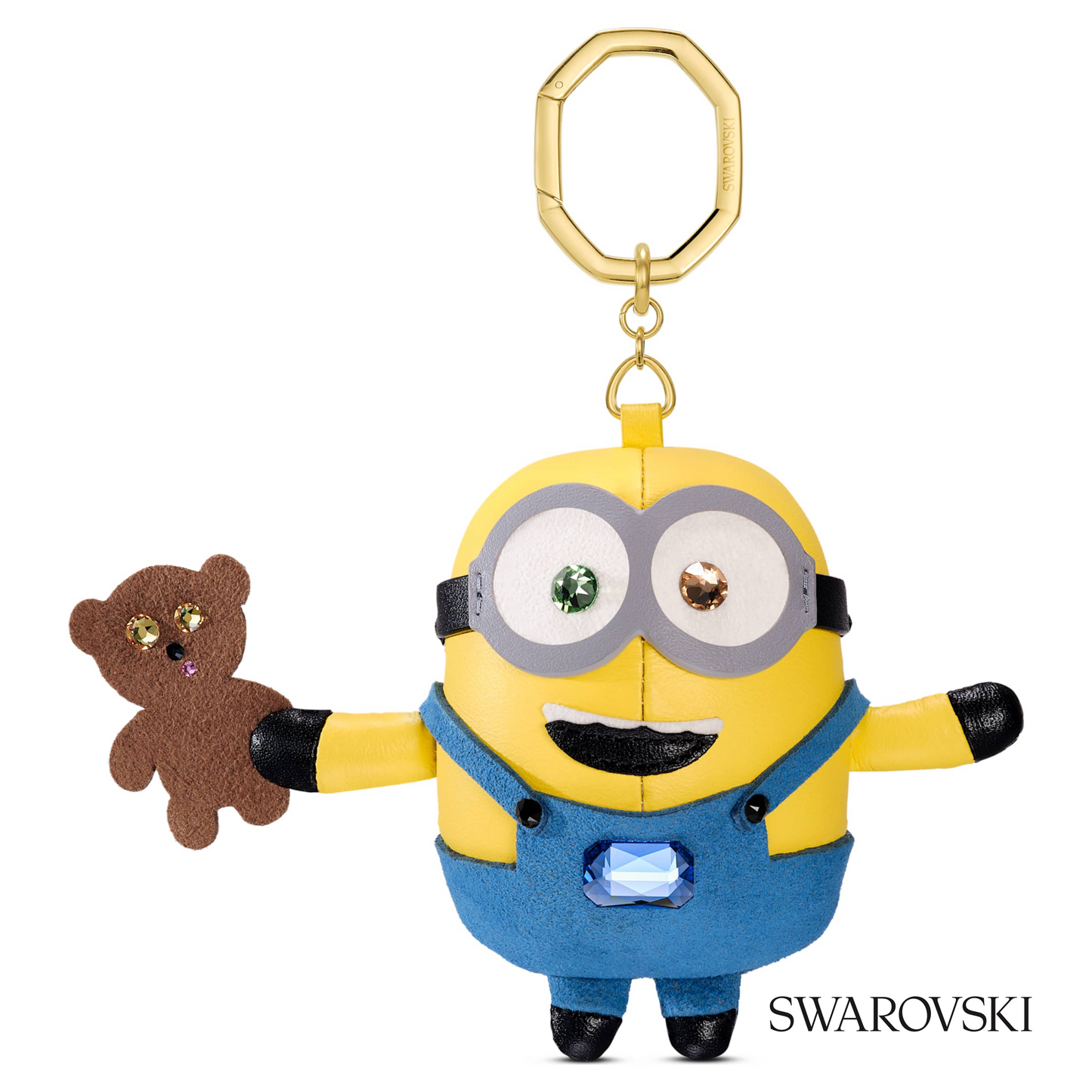Swarovski Minions bag charm, Multicolored, Gold-tone plated – item 5745866