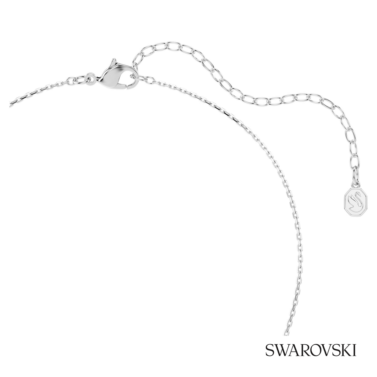 Hyperbola necklace, Round cut, Heart, White, Mixed metal finish – item 5746040 – view 4