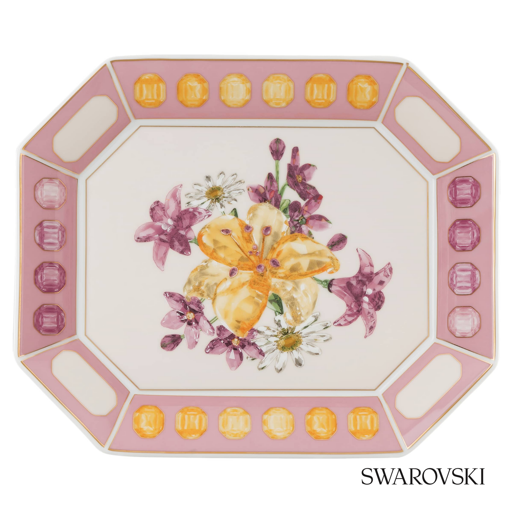 Swarovski Idyllia tray, Crystal print motif – item 5746214