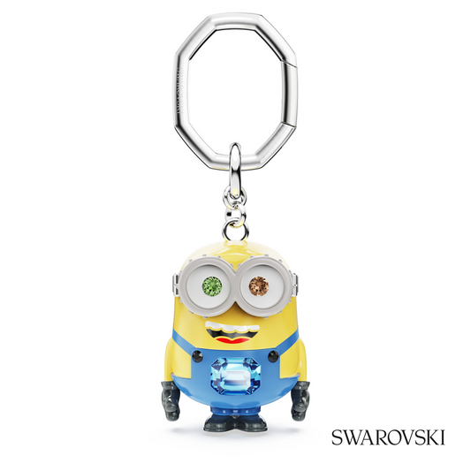 Swarovski Minions Bob key ring, Multicolored, Stainless – item 5746382