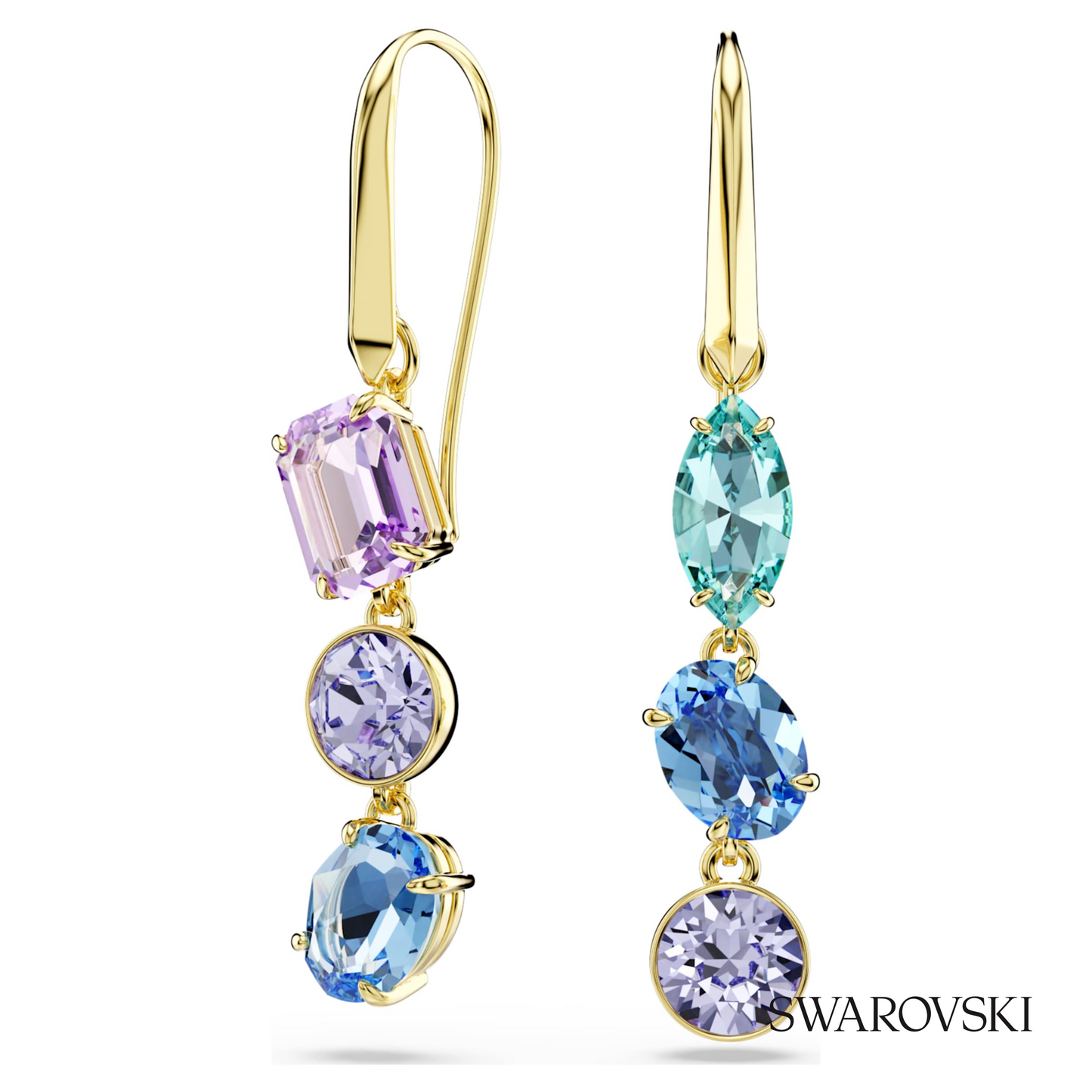 Swarovski Gema drop earrings, Asymmetrical design – item 5747917 image 5