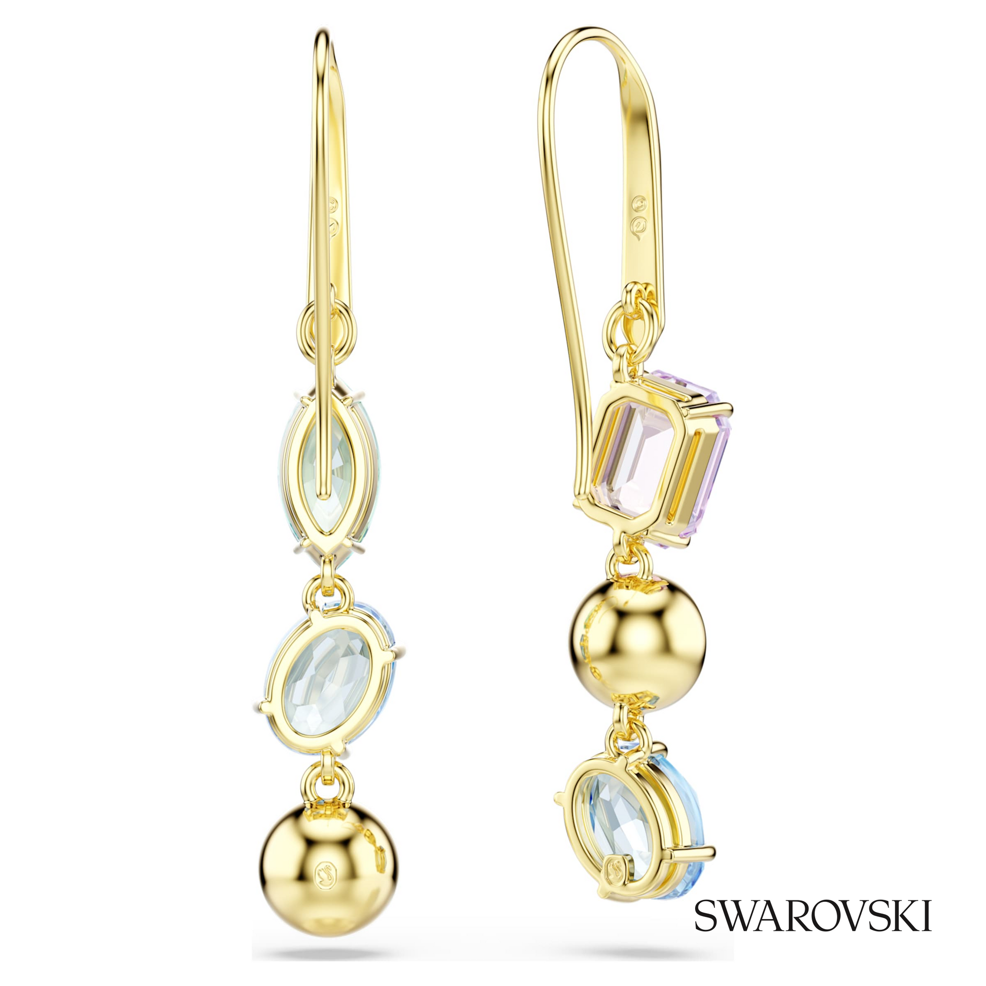 Swarovski Gema drop earrings, Asymmetrical design – item 5747917 image 4