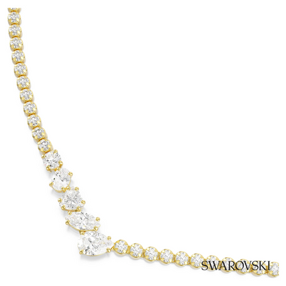 Swarovski Mesmera necklace, Mixed cuts, White, 18K gold – item 5747931 image 2