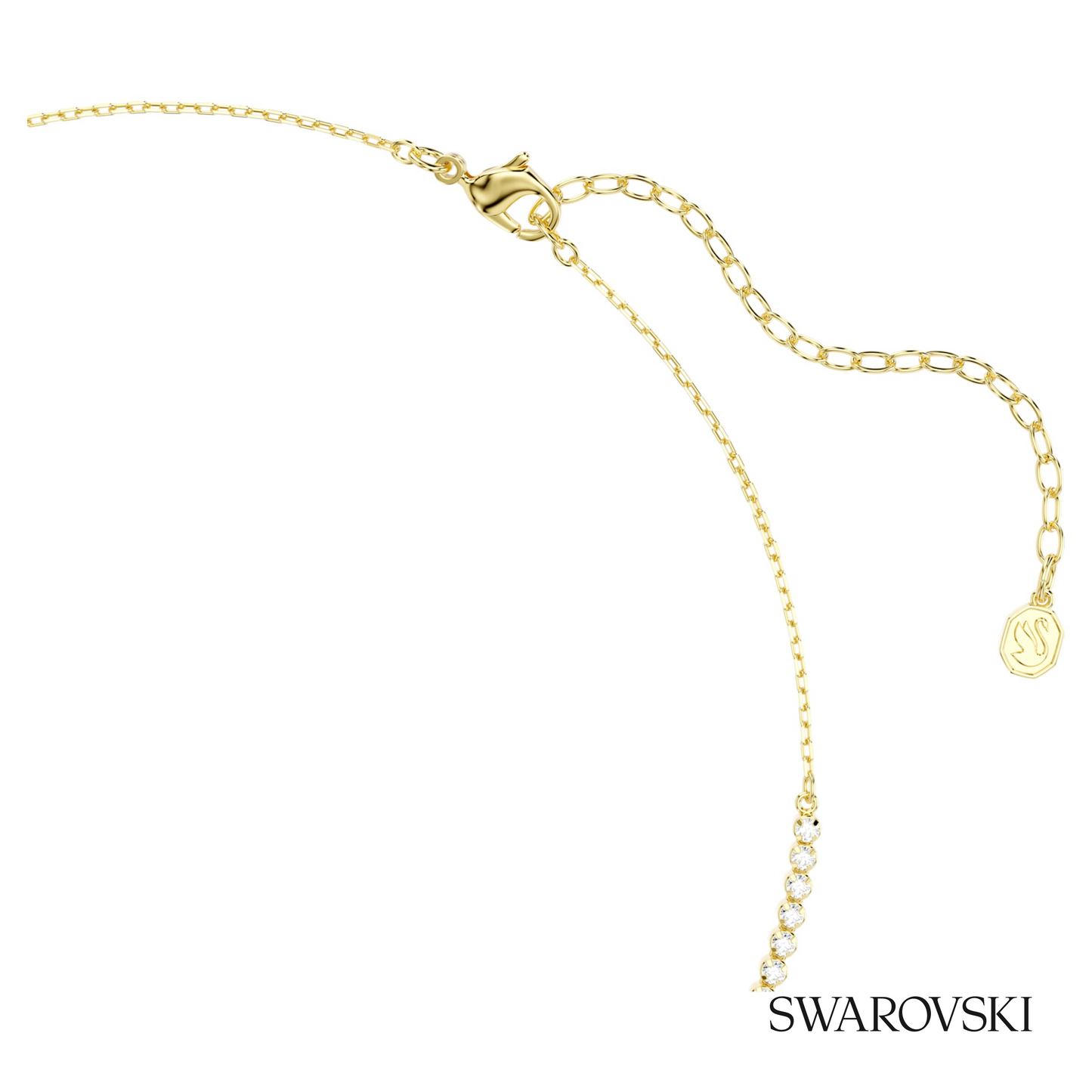 Swarovski Mesmera necklace, Mixed cuts, White, 18K gold – item 5747931 image 3