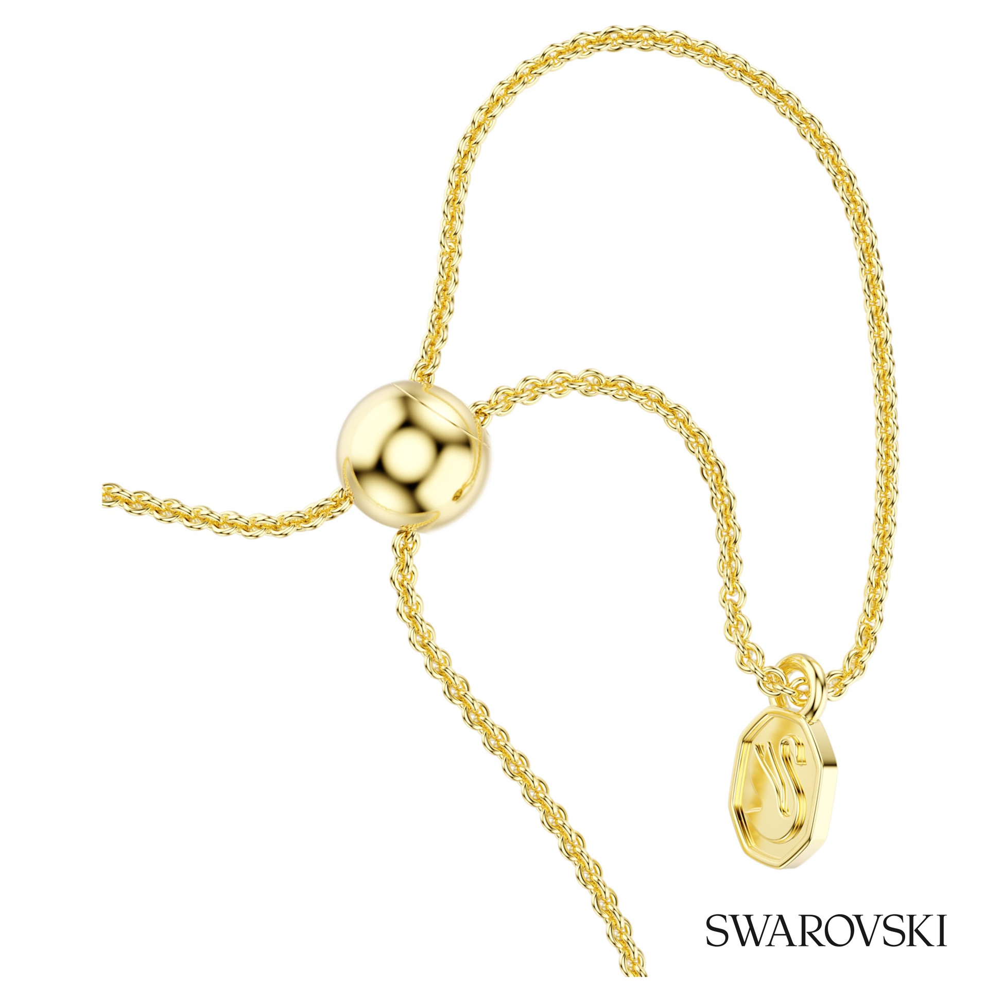 Swarovski Mesmera bracelet, Mixed cuts, White, 18K gold – item 5747939 image 3