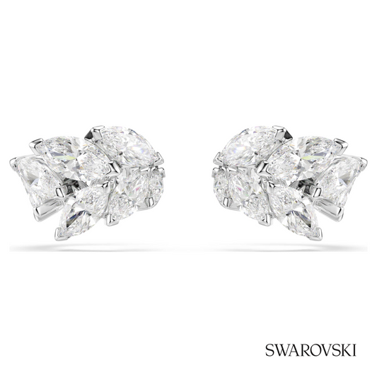 Mesmera ear cuffs, Marquise cut, White, Rhodium plated – item 5747998