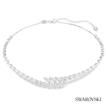 Swarovski Mesmera necklace, Marquise cut, White, Rhodium – item 5748004