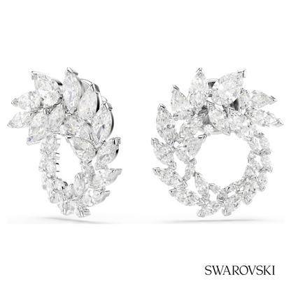 Swarovski Mesmera hoop earrings, Marquise cut, White – item 5748008 image 5