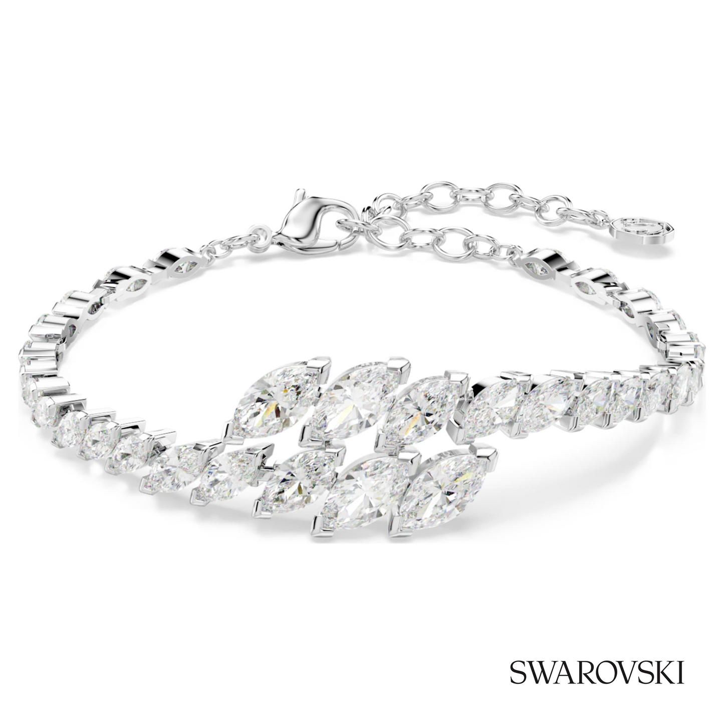 Swarovski Mesmera bracelet, Marquise cut, White, Rhodium – item 5748014 image 5