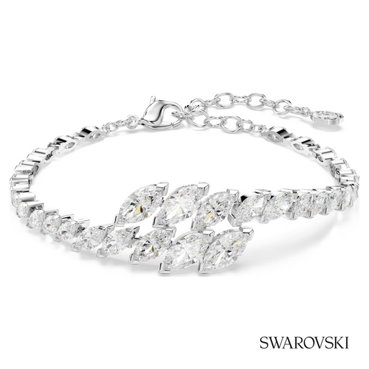 Swarovski Mesmera bracelet, Marquise cut, White, Rhodium – item 5748014