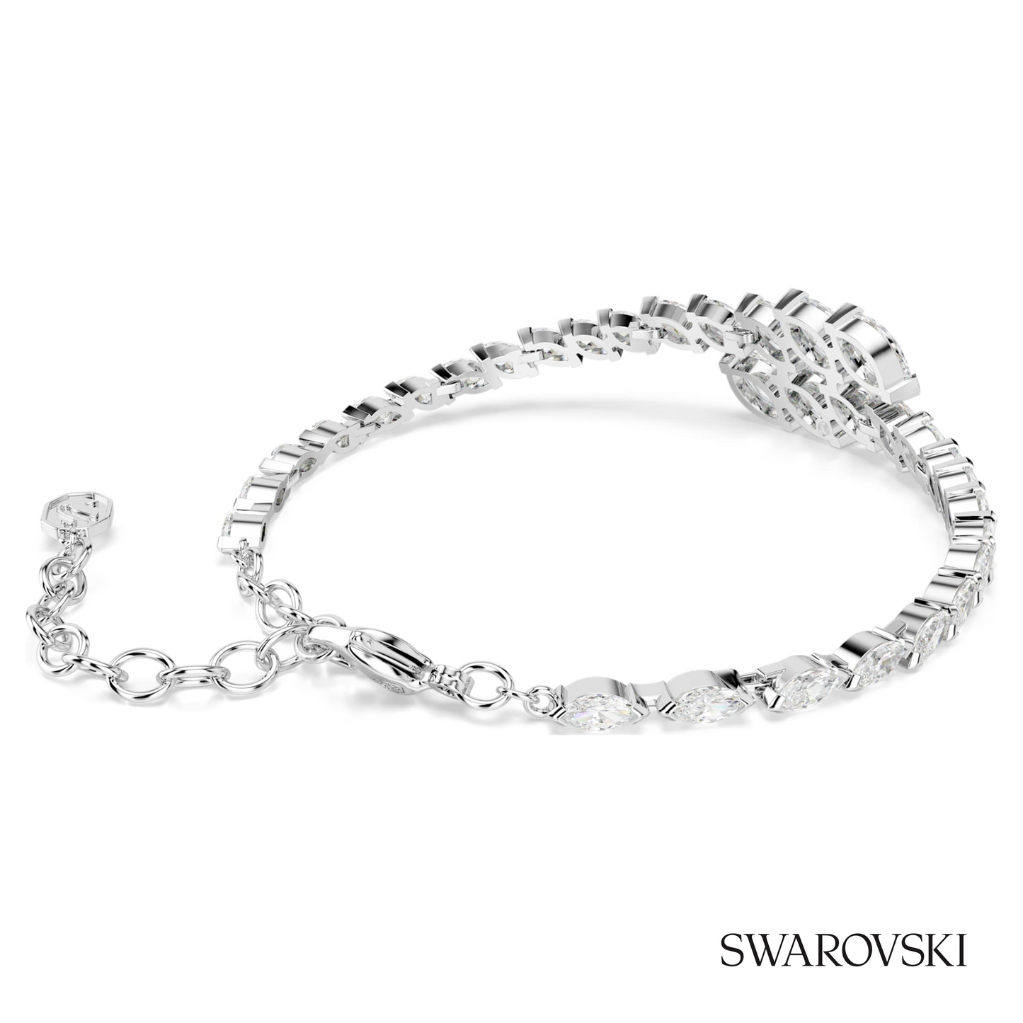 Swarovski Mesmera bracelet, Marquise cut, White, Rhodium – item 5748014 image 4