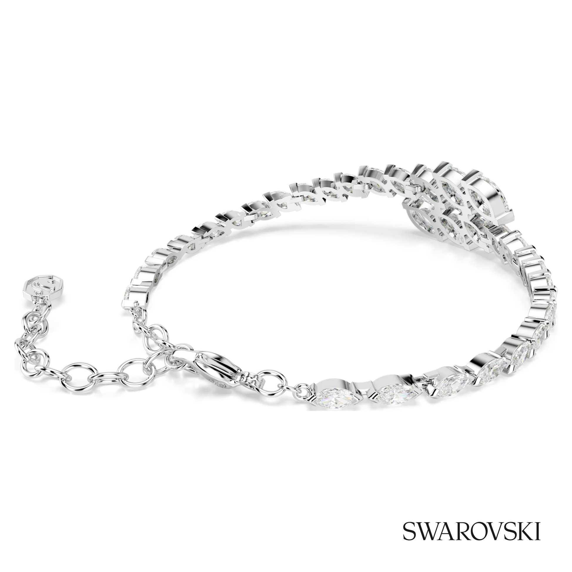 Swarovski Mesmera bracelet, Marquise cut, White, Rhodium – item 5748014 image 4