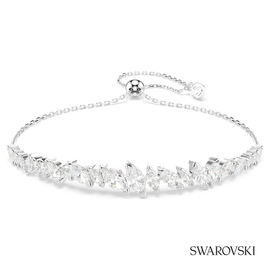 Swarovski Mesmera bracelet, Marquise cut, White, Rhodium – item 5748650