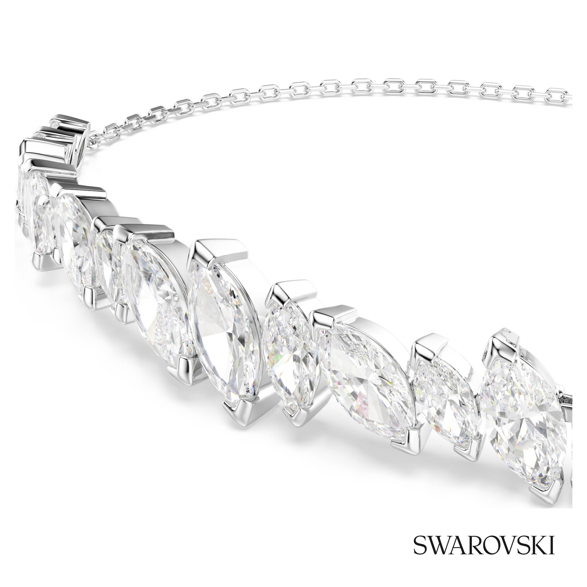 Swarovski Mesmera bracelet, Marquise cut, White, Rhodium – item 5748650 image 2