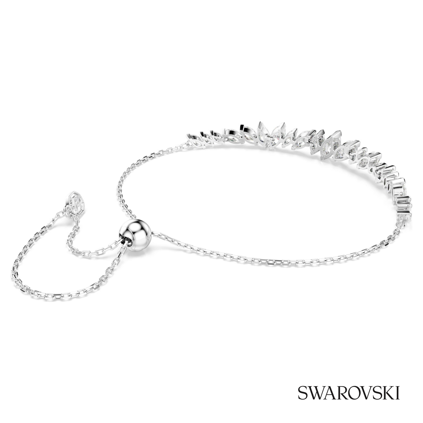 Swarovski Mesmera bracelet, Marquise cut, White, Rhodium – item 5748650 image 4