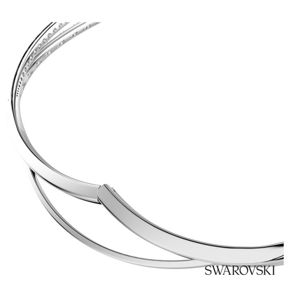 Vienna necklace, Mixed cuts, White, Rhodium plated – item 5749067 – view 3