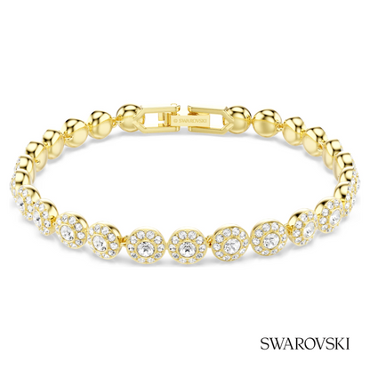 Swarovski Una Angelic bracelet, Round cut, White, 18K gold – item 5749386 image 5