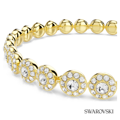 Swarovski Una Angelic bracelet, Round cut, White, 18K gold – item 5749386 image 2