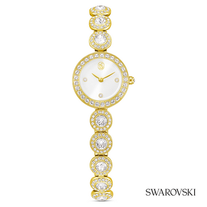 Una Angelic watch, Crystal bracelet, Gold tone