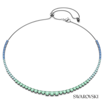 Swarovski Matrix necklace, Gradient of round cuts – item 5751192 image 5