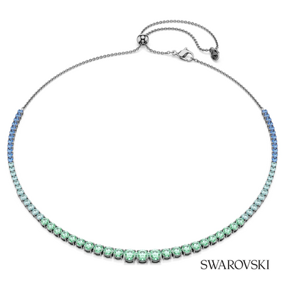 Swarovski Matrix necklace, Gradient of round cuts – item 5751192