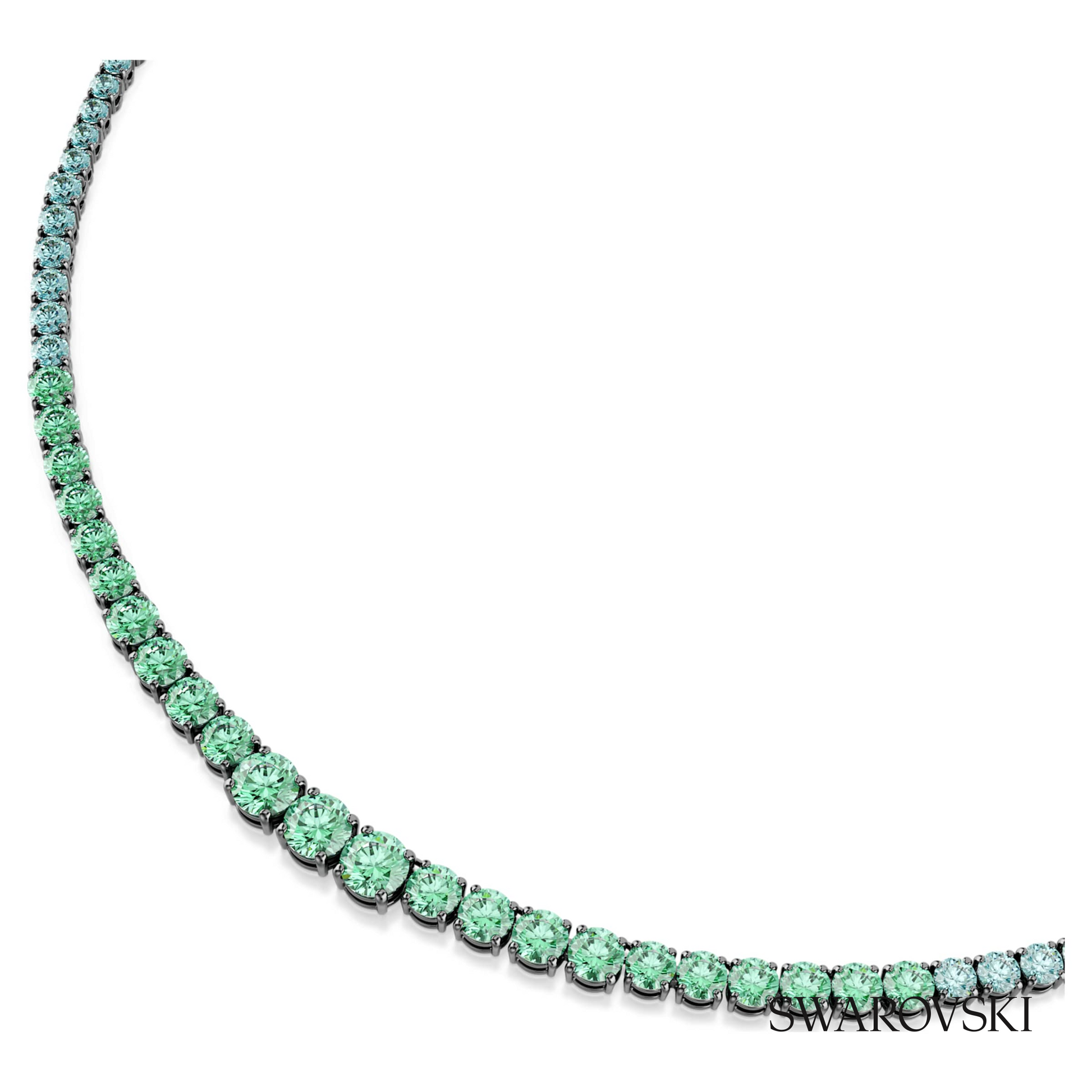 Swarovski Matrix necklace, Gradient of round cuts – item 5751192 image 2