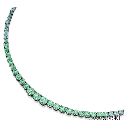 Swarovski Matrix necklace, Gradient of round cuts – item 5751192 image 2
