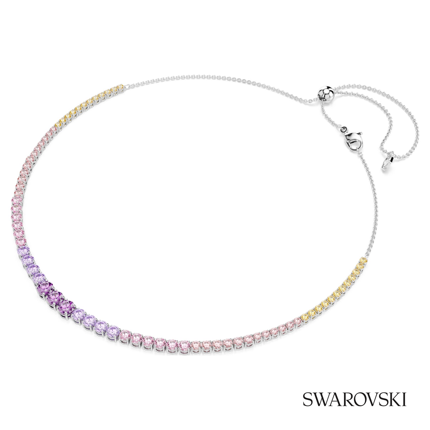 Swarovski Matrix necklace, Gradient of round cuts – item 5751196 image 2
