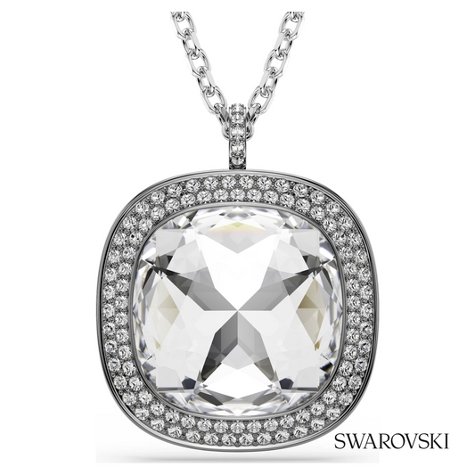 Una Angelic pendant and brooch, Cushion cut, White, Mixed Plating – item 5751324
