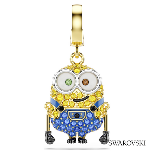 Minions Bob charm, Pave, Multicolored, 18K gold finish – item 5753016