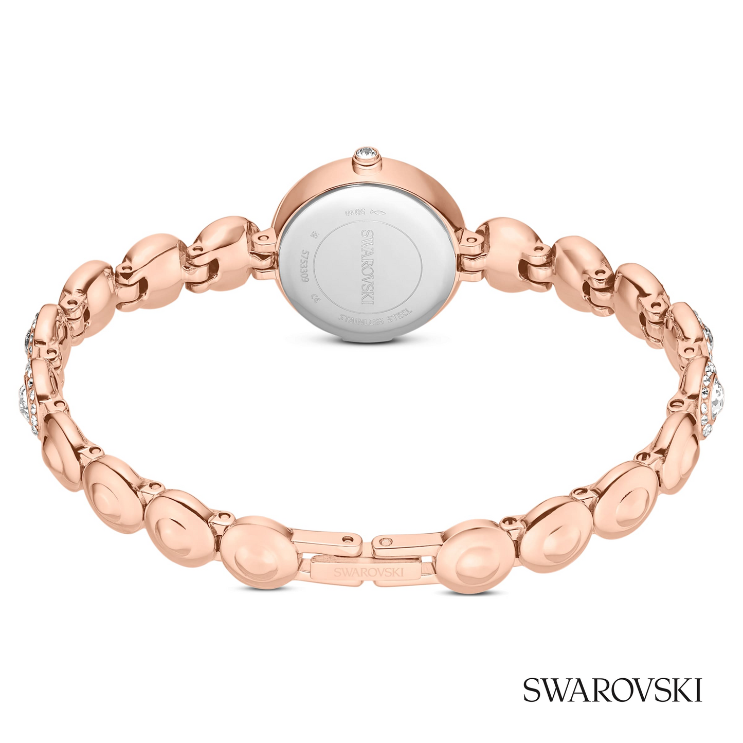 Una Angelic watch, Crystal bracelet, Rose gold tone