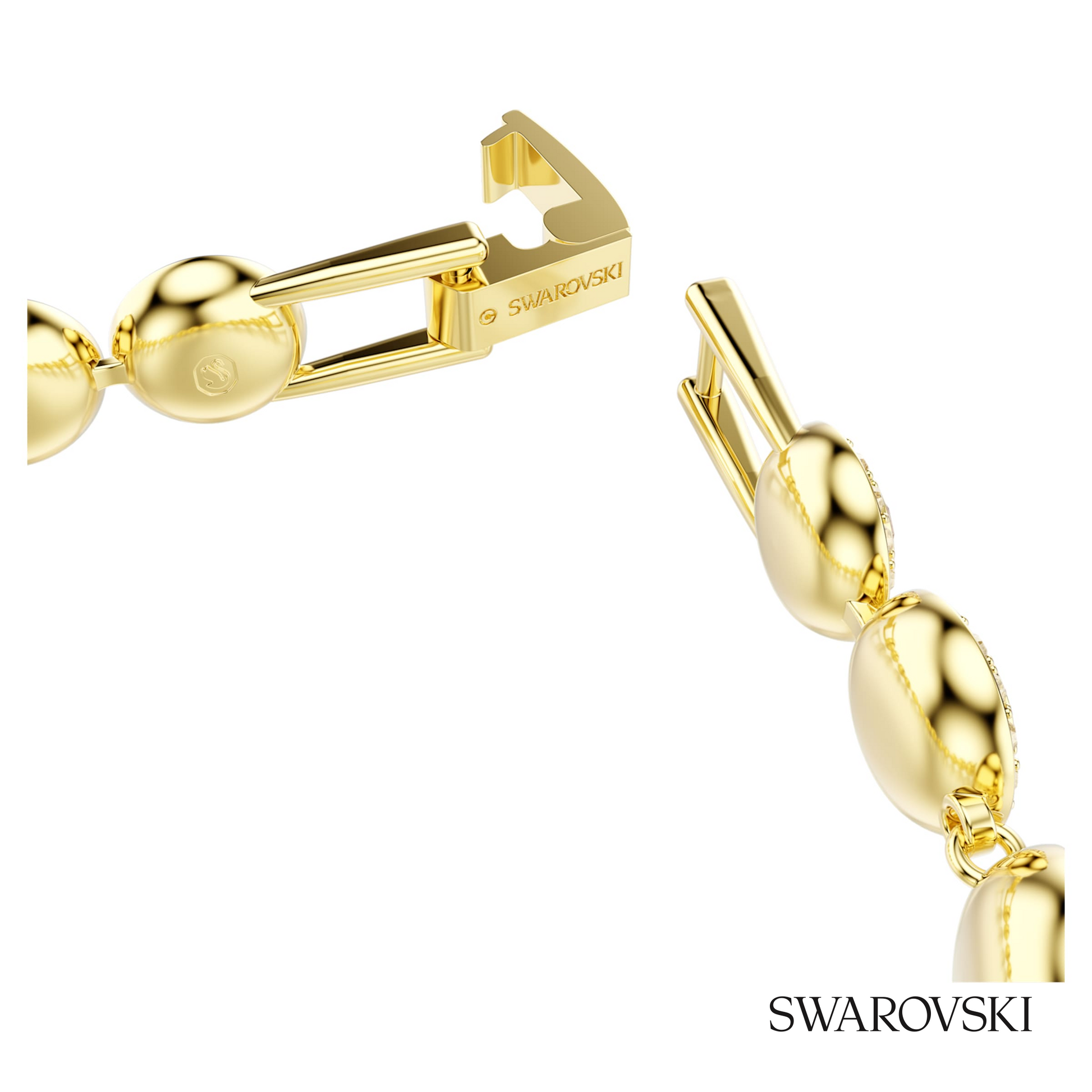 Swarovski Una Angelic bracelet, Round cut, Caramel, 18K – item 5753341 image 3