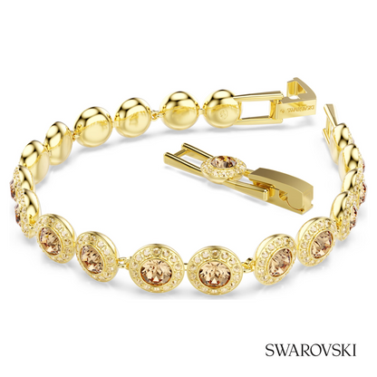 Swarovski Una Angelic bracelet, Round cut, Caramel, 18K – item 5753341 image 4