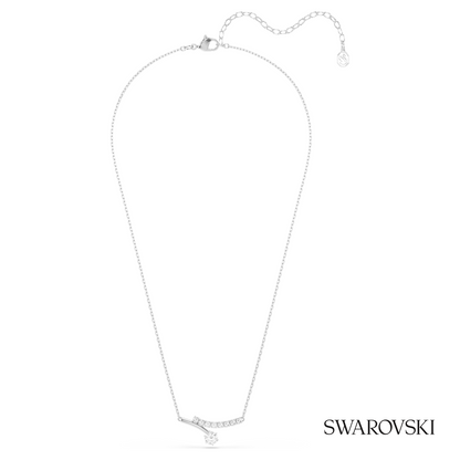 Swarovski Matrix necklace, Round cut, White, Rhodium plated – item 5753568 image 2