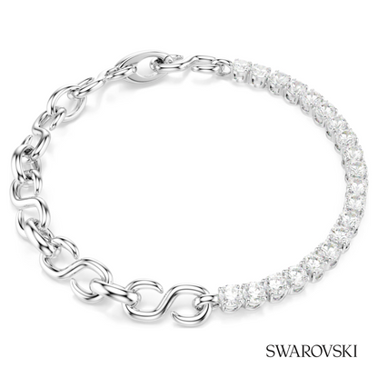 Swarovski Matrix bracelet, Round cut, White, Rhodium plated – item 5753926 image 5