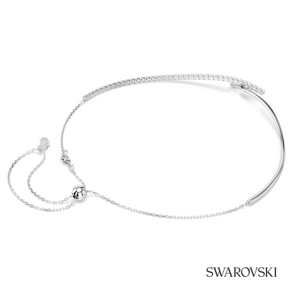 Swarovski Matrix necklace, Round cut, White, Rhodium plated – item 5754020 image 4