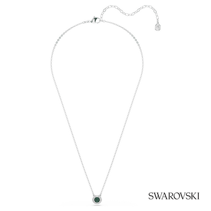 Swarovski Una Angelic pendant, Round cut, Green, Rhodium – item 5754229 image 2