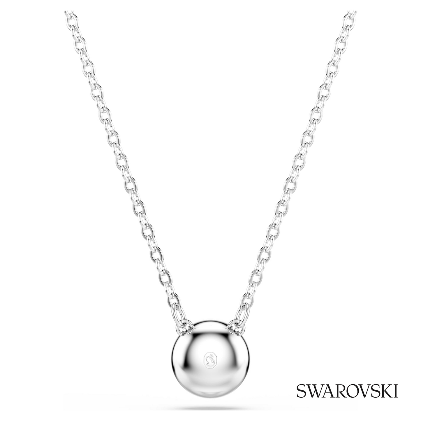 Swarovski Una Angelic pendant, Round cut, Green, Rhodium – item 5754229 image 5