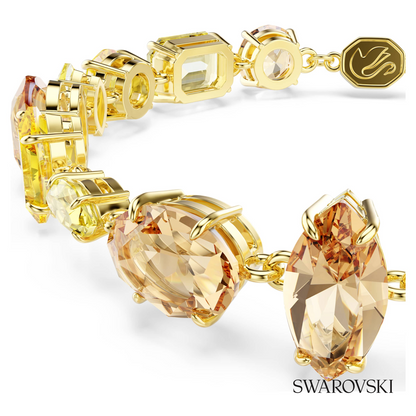Swarovski Gema bracelet, Mixed cuts, Yellow, 18K gold – item 5754260 image 2