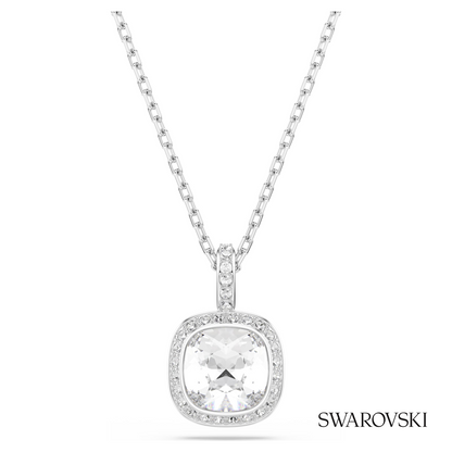 Swarovski Una Angelic pendant, Cushion cut, White, Rhodium – item 5754340