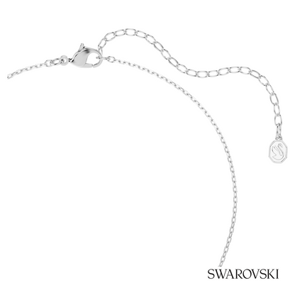 Swarovski Swan pendant, Mixed cuts, Swan, White, Rhodium – item 5754347 image 4